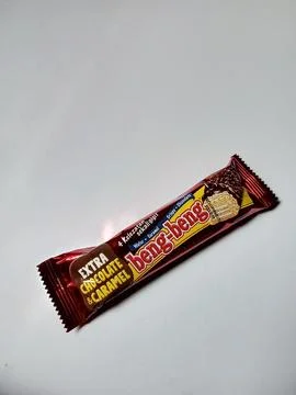 Central Java Indonesia 2 January 2025: wafer snack beng-beng Stock Photos