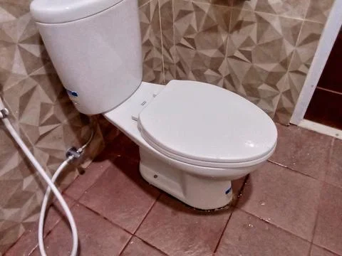 Central Java Indonesia 2 October 2024: sitting toilet 写真素材