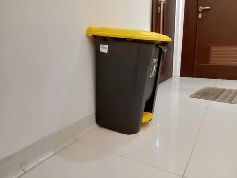 Central Java Indonesia 2 October 2024: Trash can Stock-Fotos