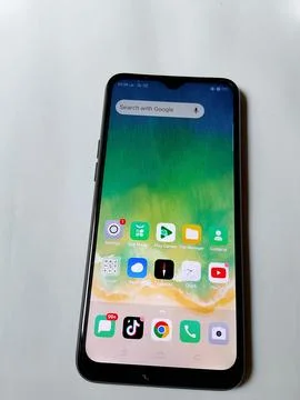 Central java Indonesia 21 July 2025: home screen application, android smartphone 스톡 사진