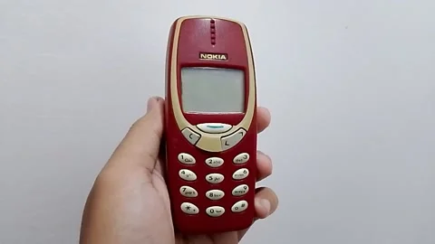 Central Java Indonesia 21 October 2025: a vintage Nokia mobile phone, old  Stock Footage 320678486