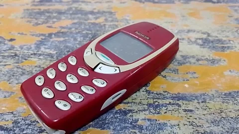 Central Java Indonesia 21 October 2025: a vintage Nokia mobile phone, old  Stock Footage 320678723