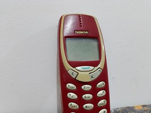Central Java Indonesia 21 October 2025: a vintage Nokia mobile phone, old Stockfoto's