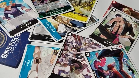 Central Java Indonesia 22 April 2026: Popular One Piece Card Game cards showcasi Stock Footage 333503627