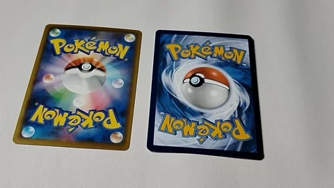 Central Java Indonesia 22 April 2026: Pokémon card back design comparison Japane Video stock 333503629