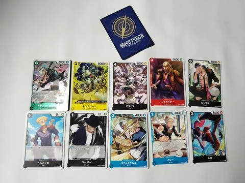 Central Java Indonesia 22 April 2026: Popular One Piece Card Game cards showcasi Stock-Fotos