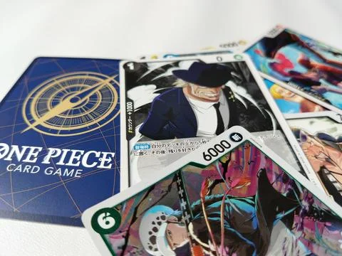 Central Java Indonesia 22 April 2026: Popular One Piece Card Game cards showcasi Foto stock