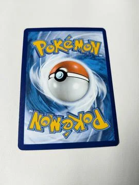 Central Java Indonesia 22 may 2026: Back side of Pokémon TCG card featuring icon Stock Photos