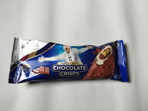 Central Java Indonesia 23 April 2026: Aice brand ice cream, affordable frozen sn Stock-Fotos