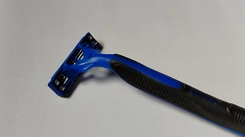 Central Java Indonesia 23 March 2026: Professional shaving razor by Gillette Video stock 331346258