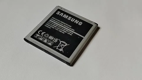 Central Java Indonesia 23 March 2026: Samsung smartphone battery, long-life  Stock Footage 332159476