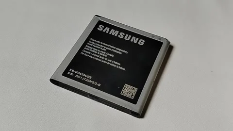 Central Java Indonesia 23 March 2026: Samsung smartphone battery, long-life  Stock Footage 332159481