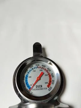 Central Java Indonesia 23 March 2026: Stainless steel oven thermometer showing  Photos