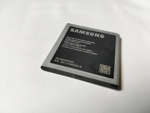 Central Java Indonesia 23 March 2026: Samsung smartphone battery, long-life Stock Photos