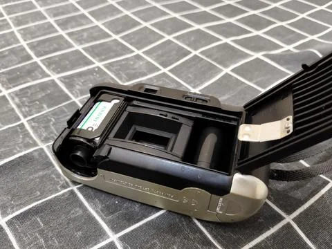 Central Java Indonesia 24 July 2026: Close-up of a Fujifilm analog Stock-Fotos