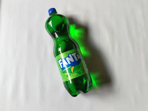 Central Java Indonesia 24 March 2026: Fanta Fruit Punch carbonated beverage  Stock-Fotos