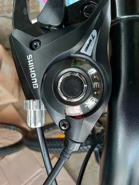 Central Java Indonesia 26 December 2024: mountain bike shifter. Фото
