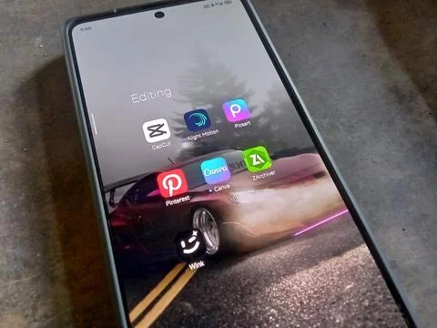 Central Java, Indonesia 26 June 2024: Groups android application. Фото