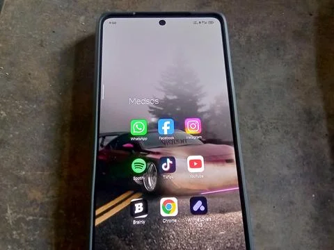 Central Java, Indonesia 26 June 2024: Android applications groups Stock Photos