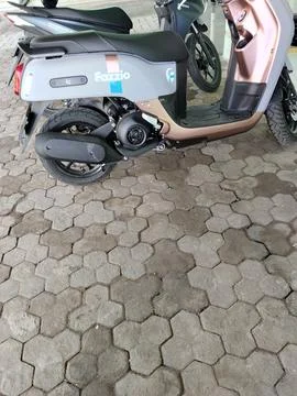 Central Java Indonesia 26 May 2026: Automatic motorcycle parked safely Stock Photos