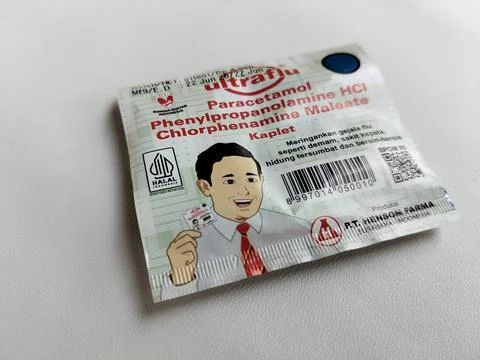 Central Java Indonesia 27 July 2026: Close-up of a limited over-the-counter Stock-Fotos