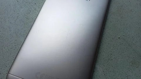 Central Java Indonesia 27 October 2024: Rear Oppo brand smartphone. Stock Footage 289741207