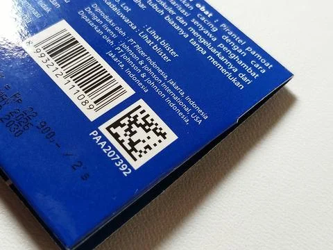 Central Java Indonesia 29 July 2026: a scannable QR code Foto stock