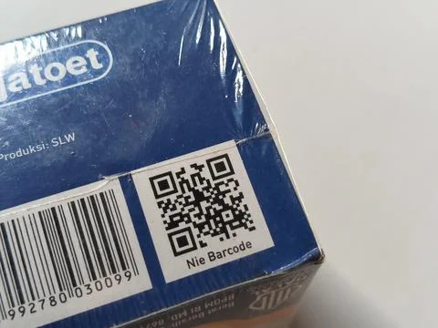 Central Java Indonesia 29 July 2026: a scannable QR code Foto stock