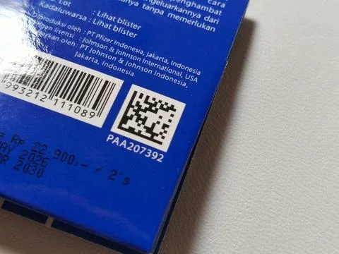 Central Java Indonesia 29 July 2026: a scannable QR code Foto stock