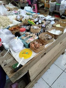 Central Java Indonesia 3 July 2026: Traditional herbal medicine and tobacco  Stock Photos