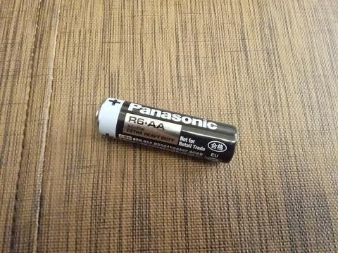 Central Java Indonesia 3 October 2024: Panasonic AA batteries. Foto stock