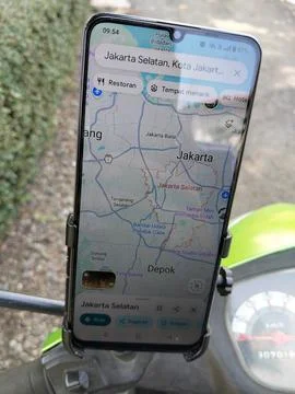 Central Java Indonesia 30 July 2026: Detailed close-up of a smartphone attached  Stock Photos