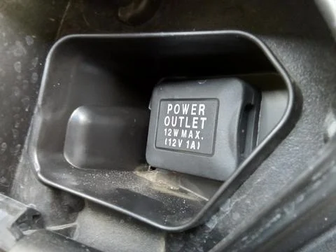 Central Java Indonesia 30 October 2023: beat Honda motorbike power outlet. Stock-Fotos