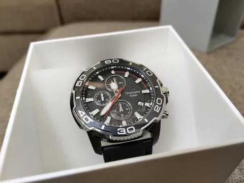 Central Java Indonesia 4 September 2026: A Christophe Arden men's chronograph Stock Photos