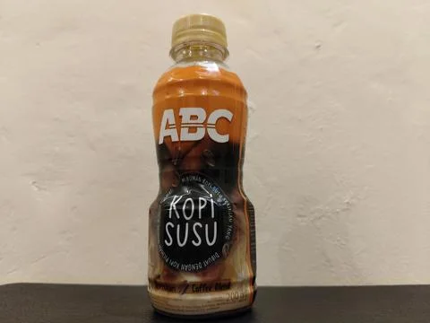 Central Java Indonesia 5 February 2026: ABC bottled milk coffee drink Stock-Fotos