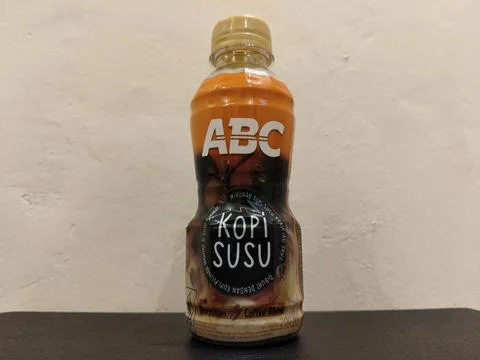Central Java Indonesia 5 February 2026: ABC bottled milk coffee drink Stock Photos