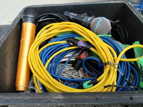 Central Java Indonesia 5 September 2026: Storage road case filled with unorganiz Stock-Fotos