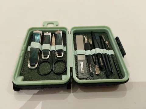 Central Java Indonesia 6 August 2026: A complete manicure and pedicure grooming  Stock-Fotos