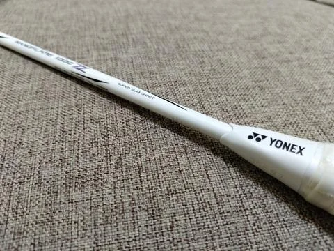 Central Java Indonesia 6 September 2026: A close-up view of a Yonex badminton  Stock-Fotos