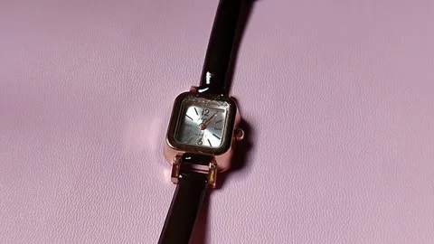 Central Java Indonesia 8 June 2026: This fashionable women's watch showcases a s 스톡 동영상 336975261
