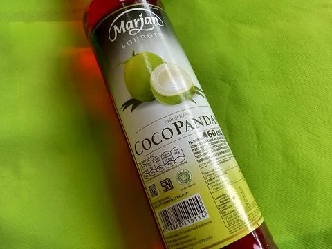 Central Java Indonesia April 12, 2023: Marjan boudoin cocopandan syrup. 写真素材