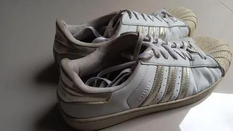 Central Java Indonesia April 20, 2025: Adidas Shoes Stock Footage 307163121