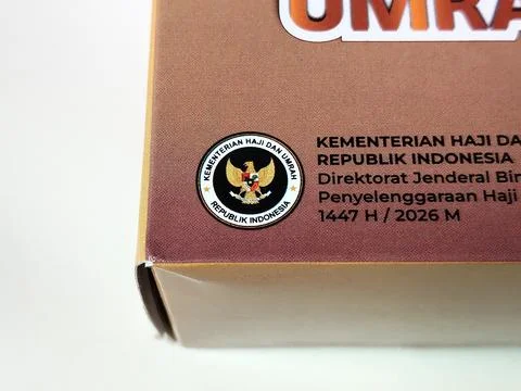 Central Java Indonesia April 27, 2026: Official logo of the Ministry of Hajj and Stock Photos