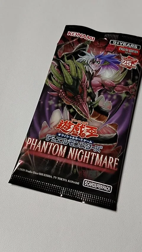 Central Java Indonesia April 30, 2026: The YU-GI-OH TCG Phantom Nightmare card p Stock Footage 334043559