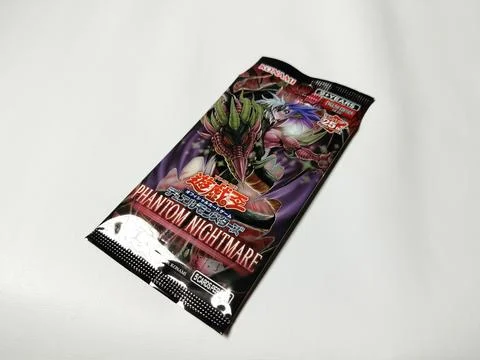 Central Java Indonesia April 30, 2026: The YU-GI-OH TCG Phantom Nightmare card p Stock-Fotos