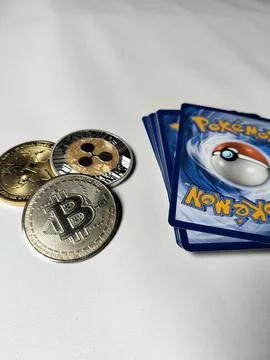 Central Java Indonesia April 30, 2026: Pokemon TCG collectible cards combined wi Stock-Fotos