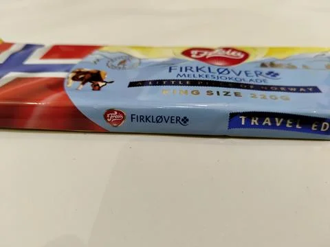 CENTRAL JAVA, INDONESIA - AUG 06, 2026: A close-up view of Freia Firklover milk  Stock-Fotos