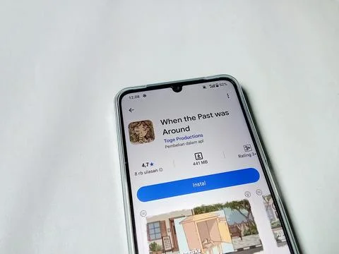 Central Java Indonesia August 14, 2025: When the past was around game on google  Stock Photos