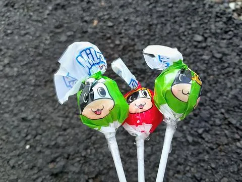 Central Java Indonesia August 16, 2025: milkita lollipop candy. Фото