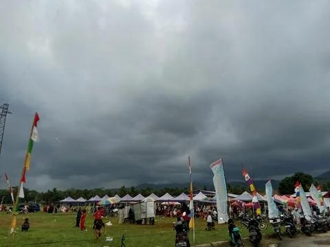 Central Java Indonesia August 31, 2025: village events and entertainment. Stock Photos